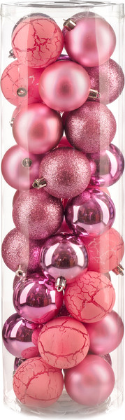 Набор шаров новогодних Ausini VT25-04019-7 - фото