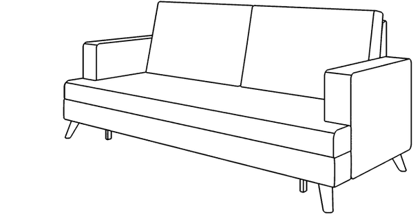 Диван Нижегородмебель и К Дорис ТД 194