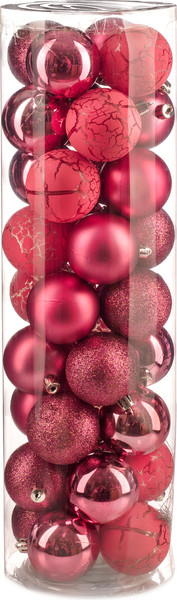 Набор шаров новогодних Ausini VT25-04019-8 - фото