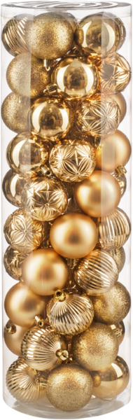 Набор шаров новогодних Ausini B8016GD - фото