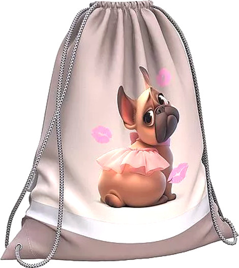 Мешок для обуви Erich Krause Frenchie / 64940 - фото