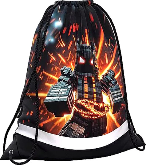 Мешок для обуви Erich Krause Mine Block / 64942 - фото