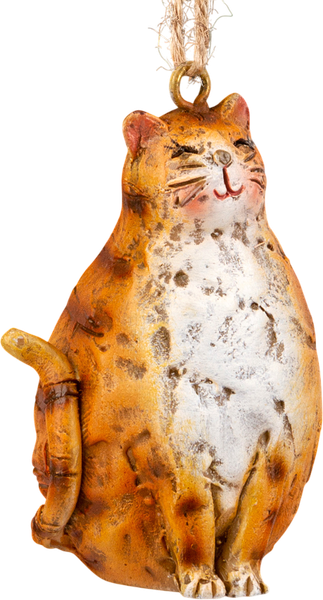 Елочная игрушка Erich Krause Decor. Рыжий кот / 64051 - фото