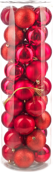 Набор шаров новогодних Ausini VT25-04006-3 - фото