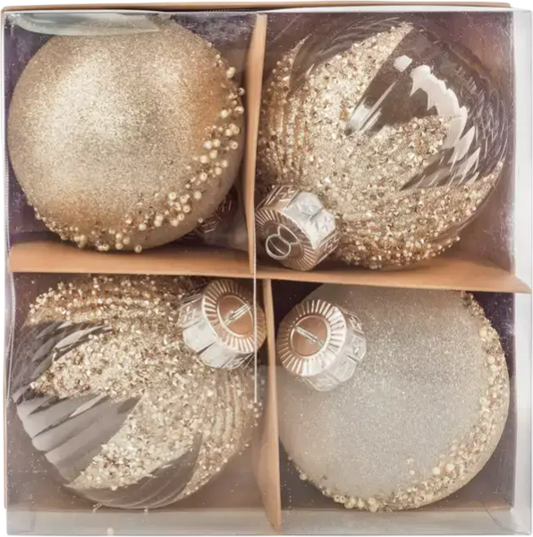 Набор шаров новогодних Ausini B8032GD - фото