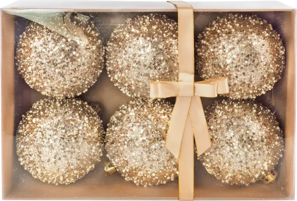 Набор шаров новогодних Ausini B8031GD - фото