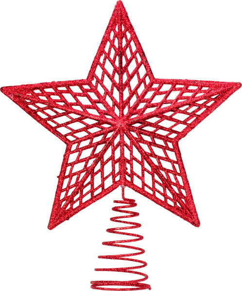 Верхушка для елки Ausini Звезда CHRT62024-083RD - фото