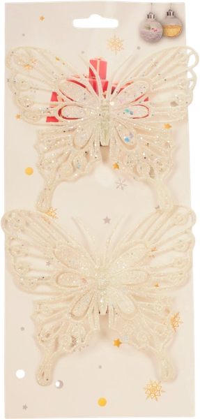 Набор елочных игрушек Ausini Бабочки / V5212 - фото