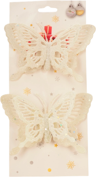 Набор елочных игрушек Ausini Бабочки / V5211 - фото