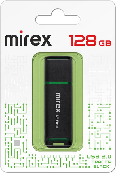 USB flash накопитель Mirex Spacer Black 128GB (13600-FMUSP128)