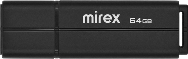 USB flash накопитель Mirex Line Black 64GB (13600-FMULBK64) - фото