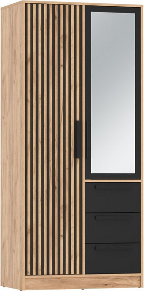 Шкаф Олмеко Вегас 2-х дверный с зеркалом 83.09 - фото