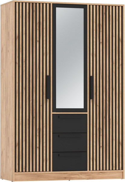 Шкаф Олмеко Вегас 3-х дверный с зеркалом 83.08  - фото