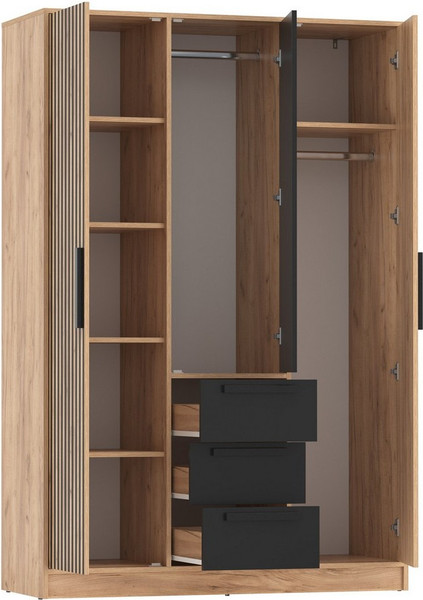 Шкаф Олмеко Вегас 3-х дверный с зеркалом 83.08 