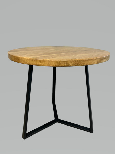 Обеденный стол Iva-Wood Premium 100x100x4 / SW-001.SL.Nm (натуральный)