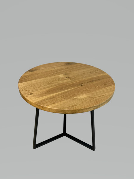 Обеденный стол Iva-Wood Premium 100x100x4 / SW-001.SL.Nm (натуральный)