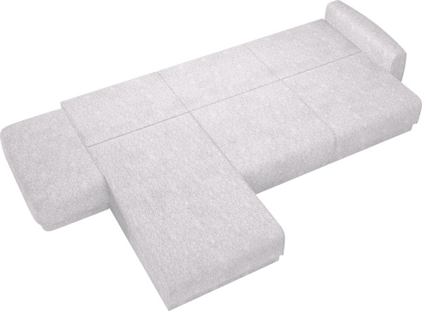 Диван угловой Олмеко Женева 2SOPF левый еврокнижка