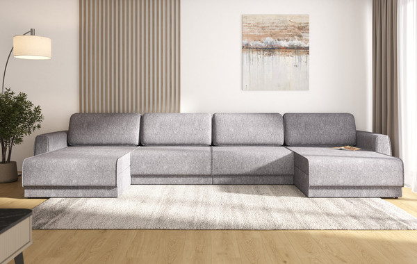 Диван П-образный Олмеко Женева 2S2O2P еврокнижка