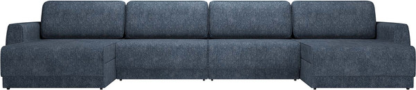 Диван П-образный Олмеко Женева 2S2O2P еврокнижка