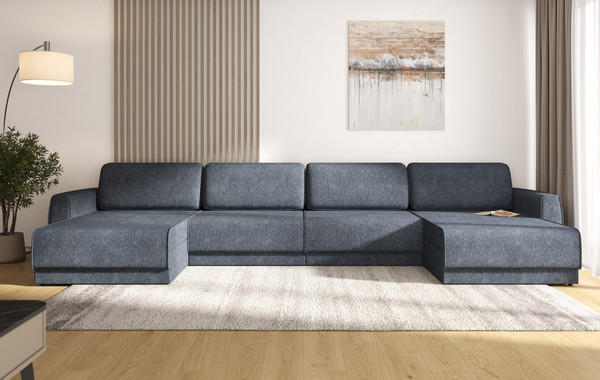 Диван П-образный Олмеко Женева 2S2O2P еврокнижка