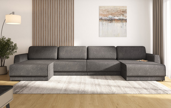 Диван П-образный Олмеко Женева 2S2O2P еврокнижка