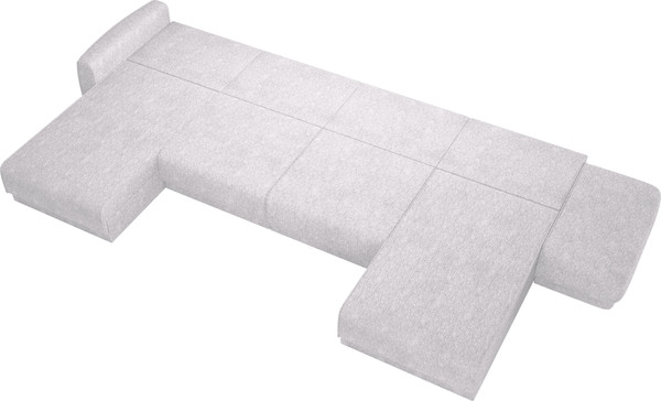 Диван П-образный Олмеко Женева 2S2OPF правый еврокнижка