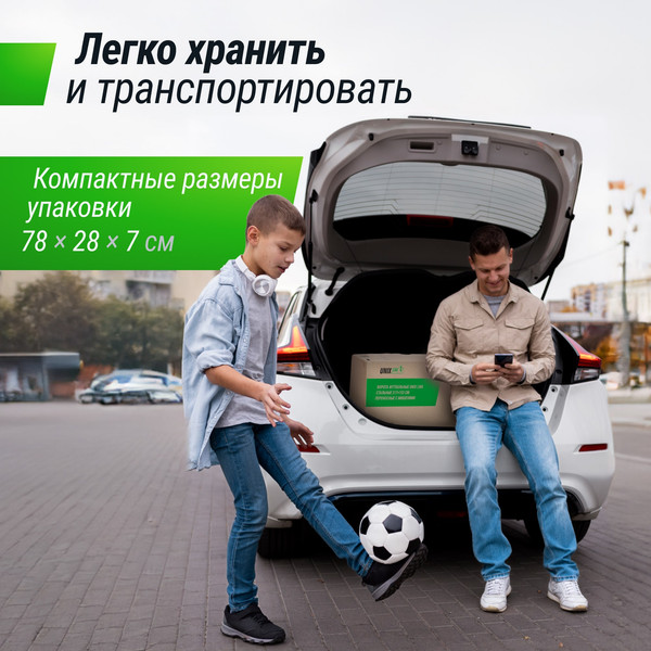 Футбольные ворота UNIX Line fgsl217_153pt