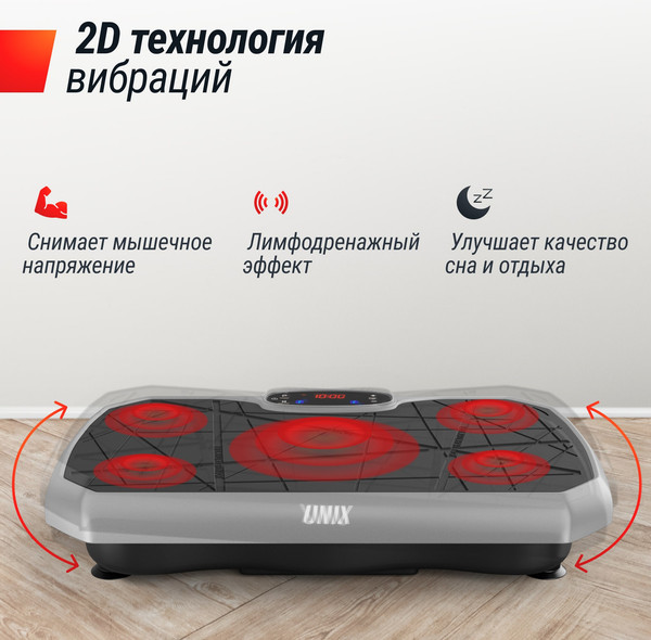Виброплатформа UNIX Fit Edge 2D VP2DEGY