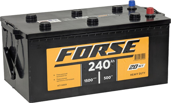 Автомобильный аккумулятор Forse Евро +/- 1500A / 6СТ-240LR - фото