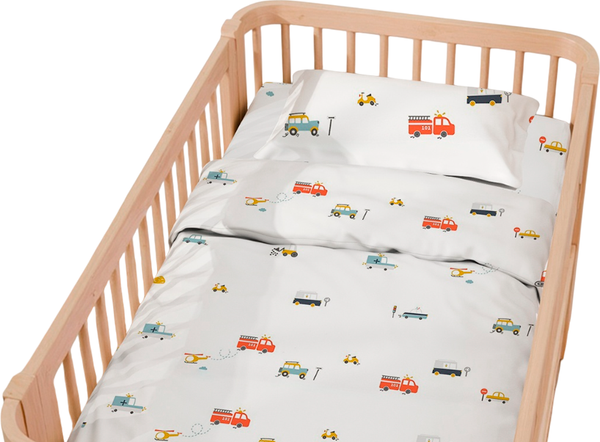 Комплект постельный для малышей Крошка Я Машинки / 10708272 - фото