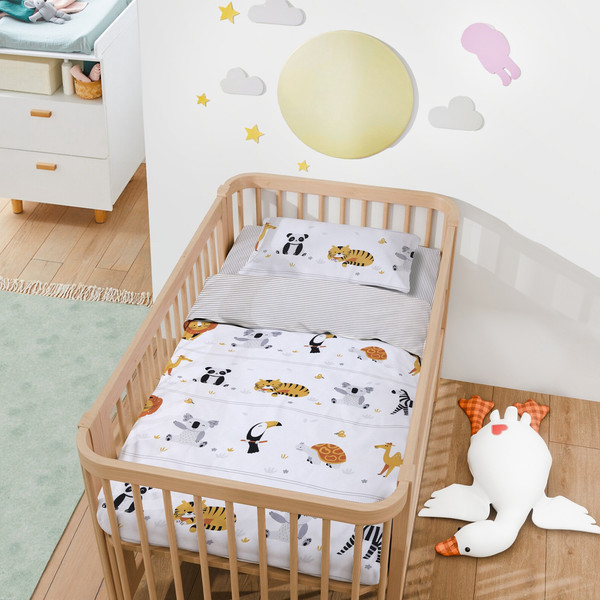 Комплект постельный для малышей Крошка Я Funny Zoo / 10708285