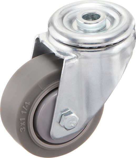 Опора колесная для тележки складской Стелла-техник N48075TPRD - фото