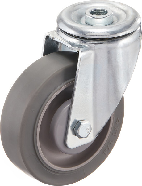 Опора колесная для тележки складской Стелла-техник N48100TPRD - фото