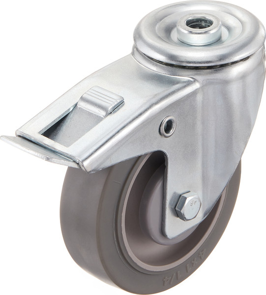 Опора колесная для тележки складской Стелла-техник N48100TPRDB - фото