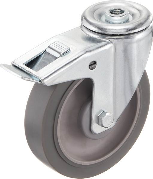 Опора колесная для тележки складской Стелла-техник N48125TPRDB - фото