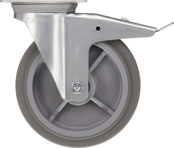 Опора колесная для тележки складской Стелла-техник N48200TPRB