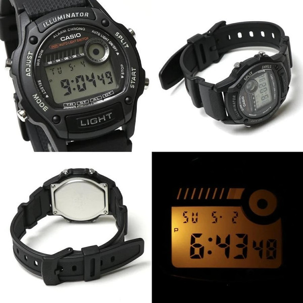 Часы наручные унисекс Casio W-220H-1A