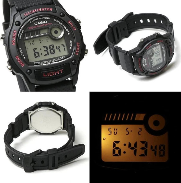 Часы наручные унисекс Casio W-220H-1A2