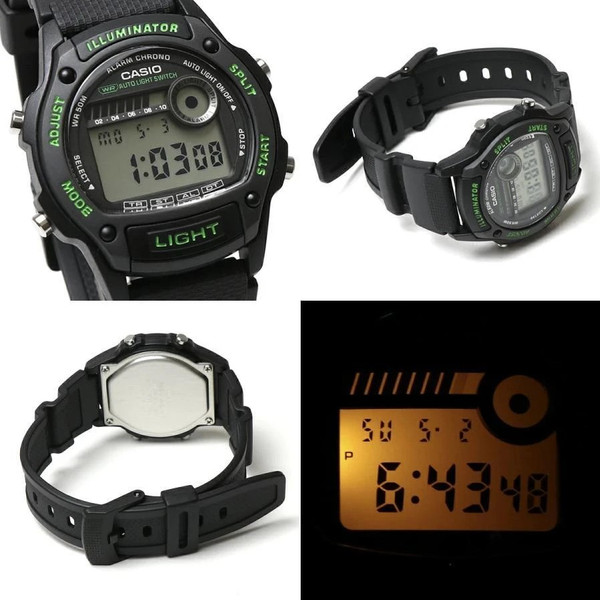 Часы наручные унисекс Casio W-220H-1A3