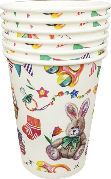Набор бумажных стаканов Лекс Зайка - фото