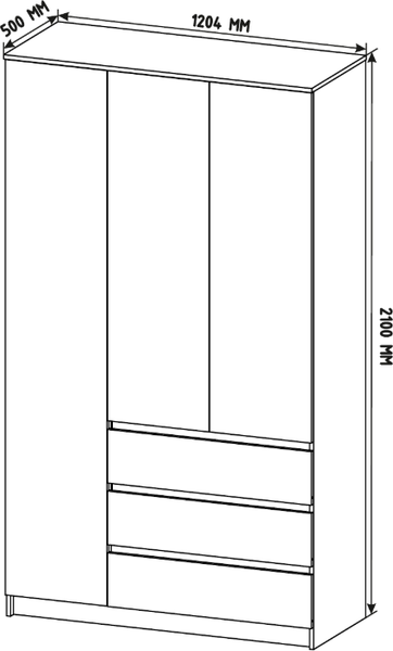 Шкаф ДСВ Мори МС МШ 1200