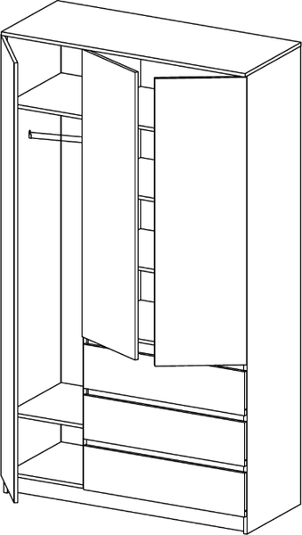 Шкаф ДСВ Мори МС МШ 1200