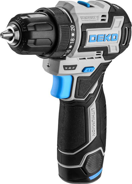 Аккумуляторная дрель-шуруповерт Deko Sharker 12V Pro / 084-1036 