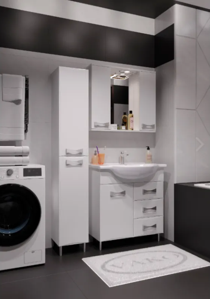 Тумба под умывальник Vako Бант Балтика 80 3 ящика - фото