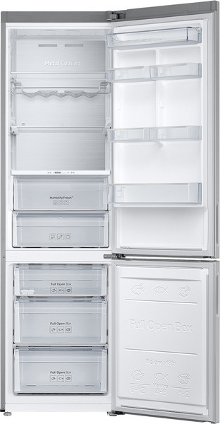 Холодильник с морозильником Samsung RB37A5411SA/WT