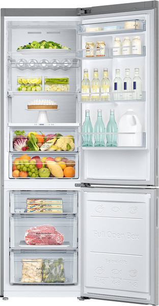 Холодильник с морозильником Samsung RB37A5411SA/WT