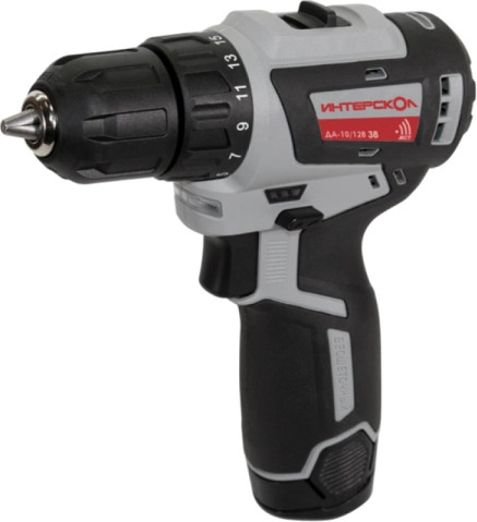 Аккумуляторная дрель-шуруповерт Интерскол ДА-10/12В