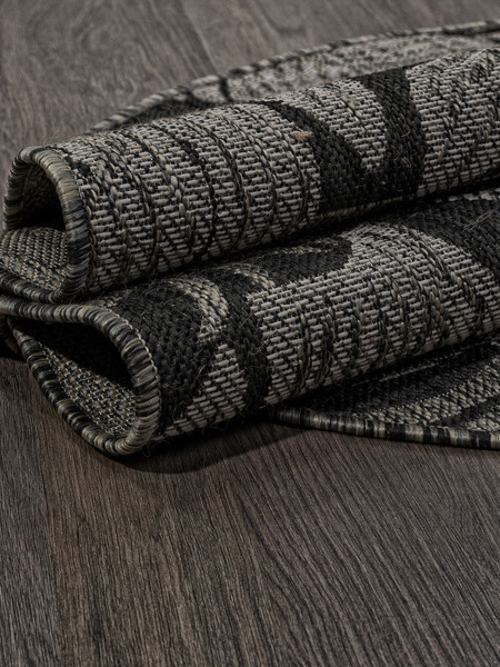 Циновка Merinos Kair S132-OVAL-DARK-GRAY