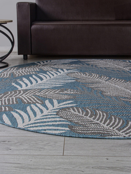 Циновка Merinos Kair S132-OVAL-BLUE