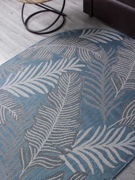 Циновка Merinos Kair S132-OVAL-BLUE